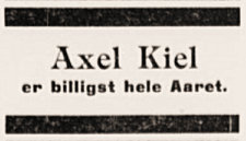 Kiel reklame.