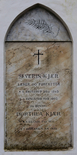 Severin Kjær Mindetavle.